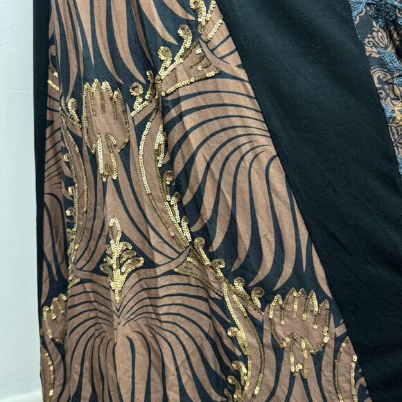 Soft Surroundings | NWT Icon Sultana Sequin Embellished Long Sleeve Maxi Dress - Picture 11 of 16